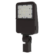 HALCO LED FLOOD 150W 120 277V 5000K SLIPFITTER KNUCKLE MOUNT image 0