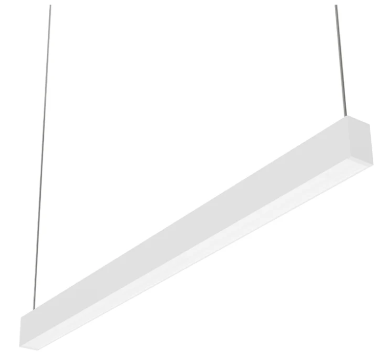 2 FT LED Linear Hanging Suspended Light (Wattage Selectable) 15/20/25W and CCT 3500K/4000K/5000K/6500K image 0