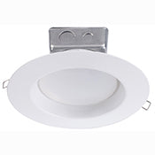 6in LED COMMERCIAL RETROFIT DOWNLIGHT 120-277V 15W 2700K DIMMABLE WHITE TRIM image 0